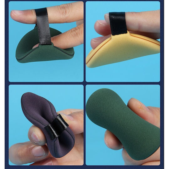 Set 7 Flippy Dreieckige Make-up Schwämme Wiederverwendbare Nass Trocken Verwendung 5,5 X 5,5 X 1,3 Cm Pulver Schwamm Mehrfarbig