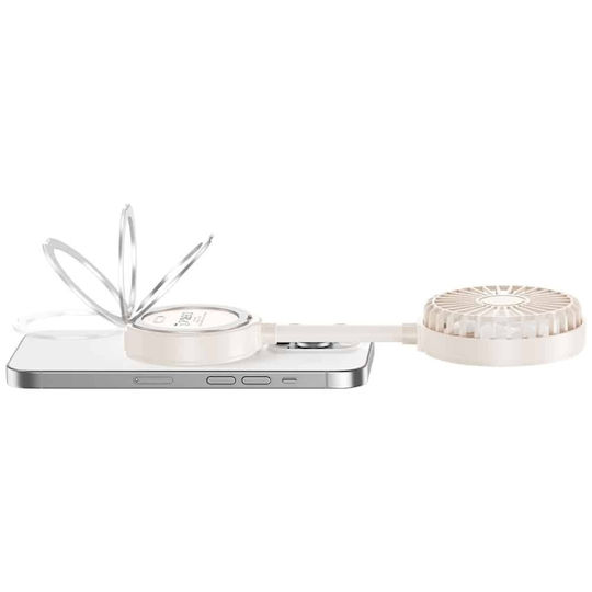 Usams Ανεμιστηράκι Κινητού USB Λευκό LU02FS02