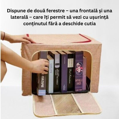Plastic Husă pentru Haine în Culoare Roz 33x40x50cm 1buc