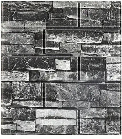 Panouri Decorative 3D De Perete Spumă Autoadezive Gri 35x38cm 10 Bucăți