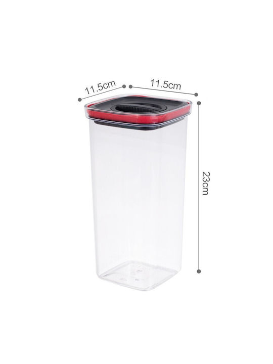 Caseta Pentru Cereale / Paste / Cafea / Zahăr Cu Capac Din Plastic Transparent 2000ml