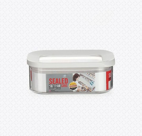 Cereal Box with Lid Plastic Transparent 450ml