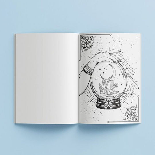 Книга за оцветяване против стрес Celestial