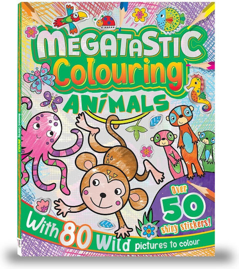 Anti-Stress Colouring Book Megatastic Colouring Animals Animals