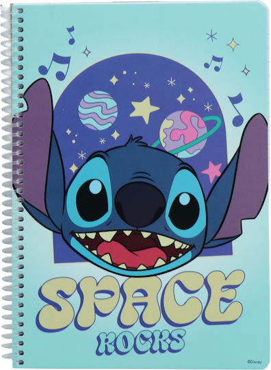 Must Team Spiral Notebook Ruled B5 60 Sheets 2 Subjects 1pcs (Μiscellaneous Designs)