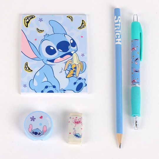Disney Stitch Pencil Case Full Blue