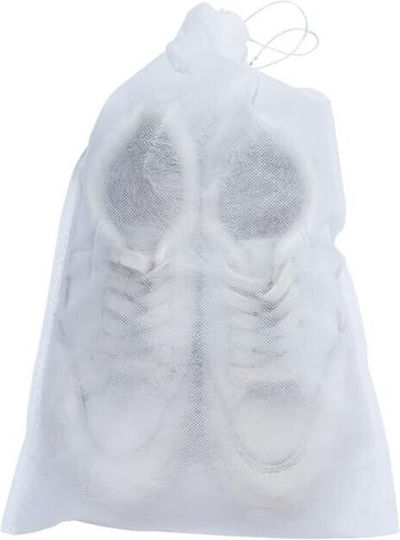 Plastic Sac de Depozitare pentru Saci / Pantofi în Culoare Alb 48x32x1cm 50buc