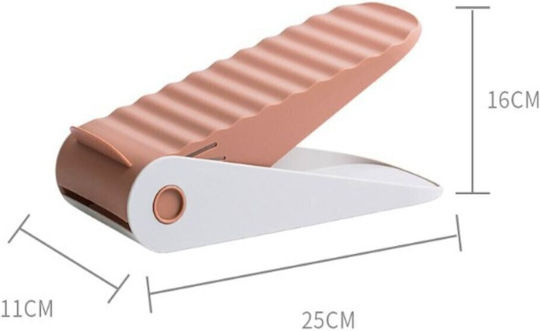 Bază Din Plastic Pentru Depozitarea Pantofilor Roz 25.5x11x7.5cm