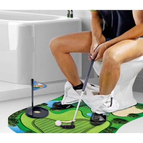 Covoraș de Baie Flippy Design Teren de Golf Interactiv 14+ Ani PVC 80 x 69 cm Verde