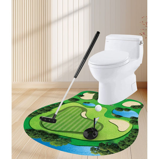 Covoraș de Baie Flippy Design Teren de Golf Interactiv 14+ Ani PVC 80 x 69 cm Verde