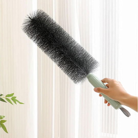 Flippy Perie de Curățare Multifuncțională 2în1 pentru Praful 38 X 11 Cm Burete Perie Verde