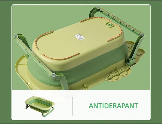 Foldable Baby Bath Green