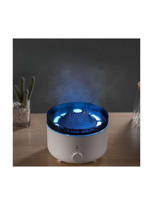 Lumini LED Dispozitiv de aromaterapie Ultrasonic cu temporizator Alb 560ml