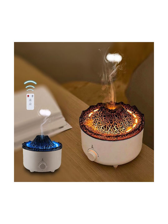 Lumini LED Dispozitiv de aromaterapie Ultrasonic cu temporizator Alb 560ml