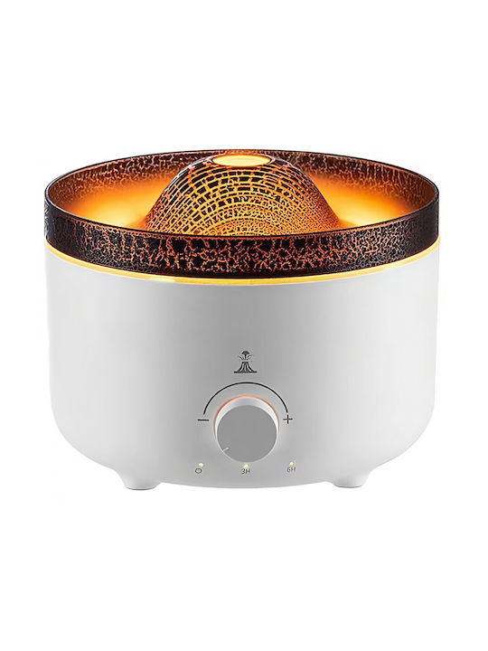 Lumini LED Dispozitiv de aromaterapie Ultrasonic cu temporizator Alb 560ml