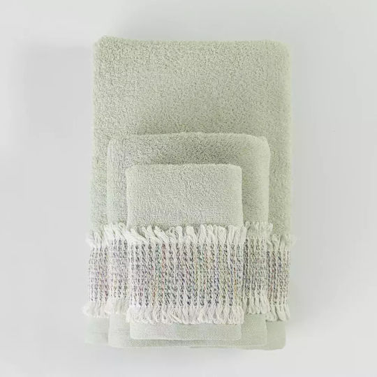 Borea Set De Prosoape De Baie 3 Buc Ecru