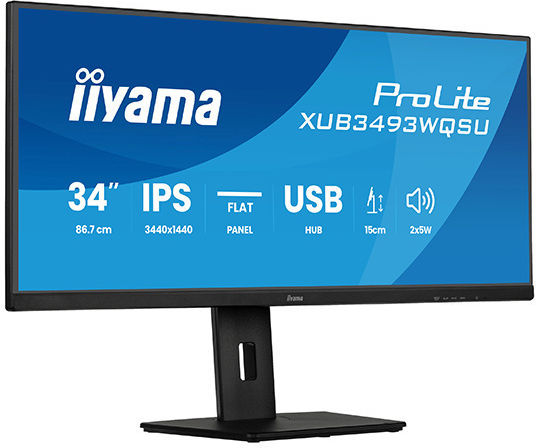 Iiyama XUB3493WQSU-B6 Ultrawide IPS Monitor 34" 3440x1400
