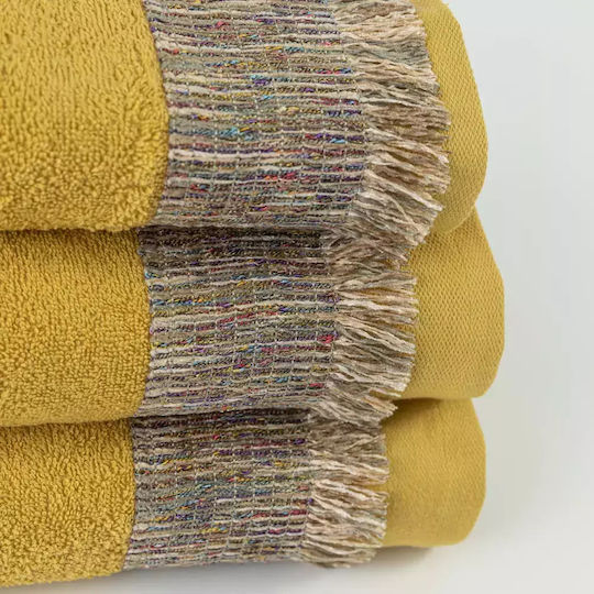 Borea Bath Towels Set 3 pcs Siesta Mustard