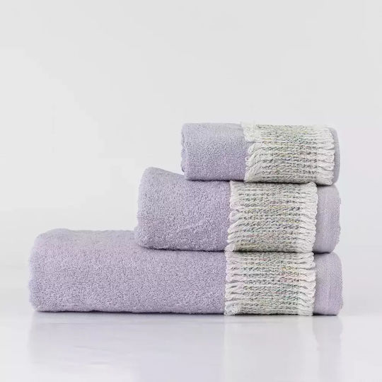 Borea Set De Prosoape De Baie 3 Buc Ecru