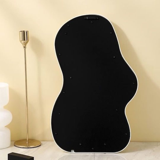 Wall Mirror with White Frame 40.3x26cm 1pcs