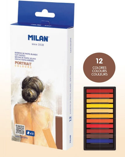 Milan Set de creioane colorate cu 12 culori