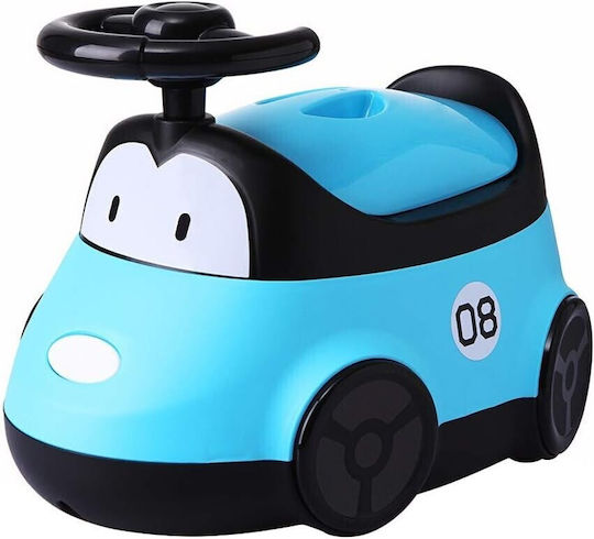 Töpfchen Auto mit Deckel Blau