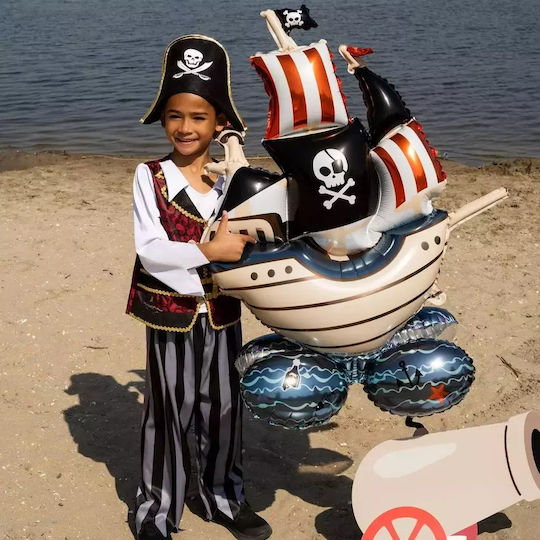 Μπαλόνι Foil Βάση Pirate Ship Πειρατικό Καράβι 70 X 81 Εκ