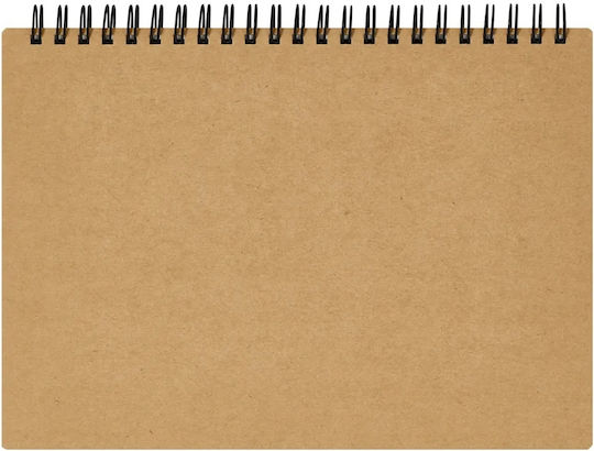 Spiral Notebook Тетрадка Спирала 70 Листа A5 с Бели Страници