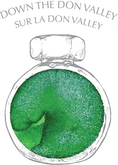 Ferris Wheel Press Replacement Ink for Pen ink Rich and mature tones Beautiful shades Low sheen It is water-based and compatible with pens of all manufacturers The famous brass cap 38ml