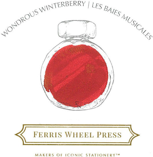 Ferris Wheel Press Replacement Ink for Pen ink Rich and mature tones Beautiful shades Low sheen It is water-based and compatible with pens of all manufacturers The famous brass cap 85ml