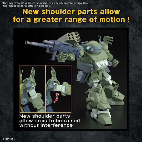 Bandai Hobby Armored Trooper Votoms Scopedog Turbo Custom Фигура