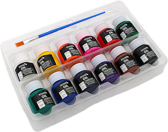 Seturi de Culori Ulei Policolor 25ml 12buc