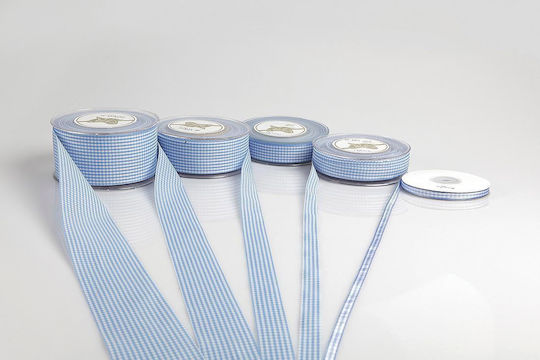 LiebeQueen material textil Panglică Monocromie Light Blue