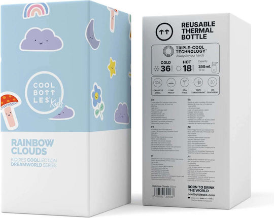 Cool Bottles Παιδικό Παγούρι Ανοξείδωτο Kiddies 350ml