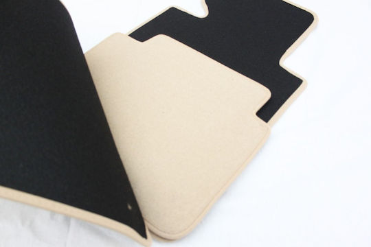 Petex Set of Front and Rear Mats 4pcs for BMW Series 3 / E46 1998-2005 Beige