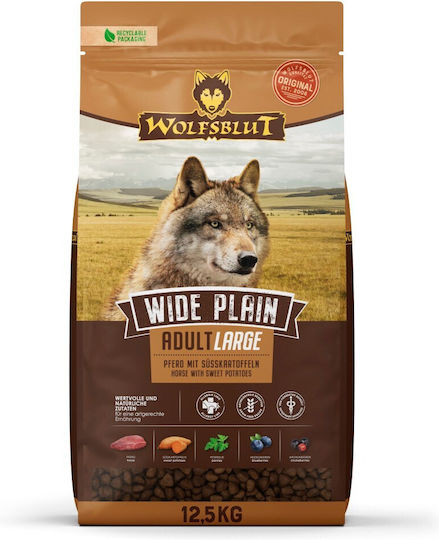 Wolfsblut 12.5kg Ξηρά Τροφή χωρίς Σιτηρά για Ενήλικους Σκύλους Μεγαλόσωμων Φυλών με Κρέας και Πατάτες