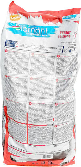 Cennamo Diamant Premium Energy 15kg Dry Food for Dogs with Salmon