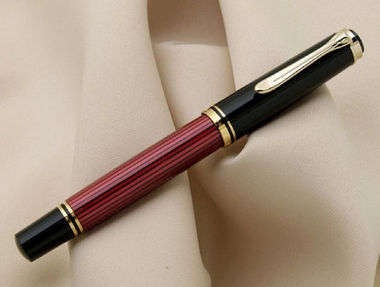 Pelikan Souveran M400 Πένα Γραφής Broad με Μαύρο Μελάνι