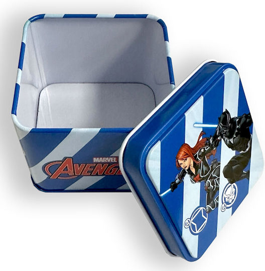 Avengers Πλαστικό Παιδικό Δοχείο Φαγητού Μαύρο