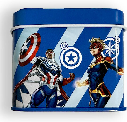 Avengers Πλαστικό Παιδικό Δοχείο Φαγητού Μαύρο