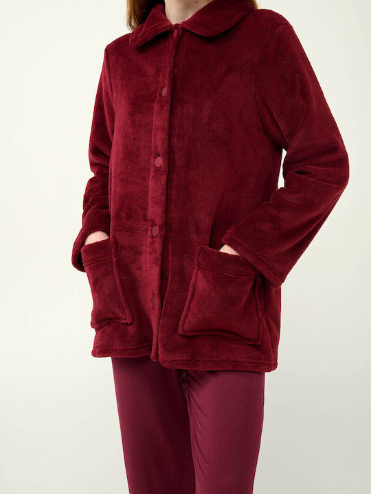 Vamp Winter Women's Robe Red Porto