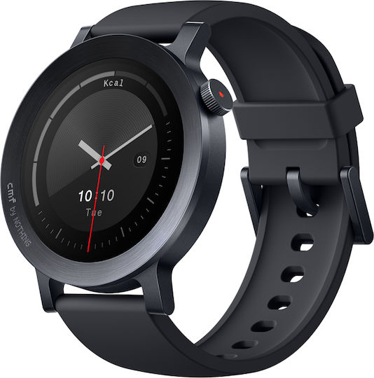 Nothing CMF Watch 3 Pro Aluminium 47mm με Παλμογράφο (Dark Grey)