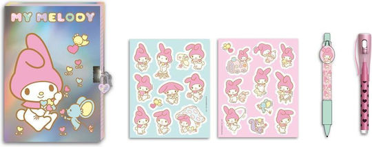 Diary Lock Magic Pen Stickers My Melody