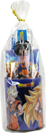 Dragon Ball Super Schreibwaren-Set + Bleistiftbehälter 7 Stück