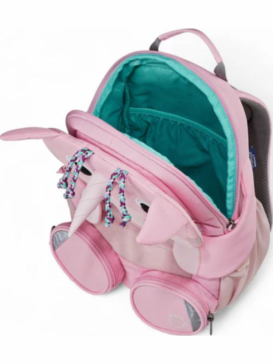 Affenzahn Schulranzen Rucksack Kindergarten Rosa mit Flaschenhalter 8Liter
