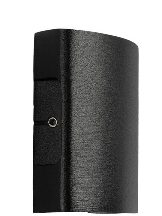 GloboStar Sixoad Επιτοίχιο Εξωτερικό Φωτιστικό LED IP65 4W με Θερμό Λευκό Φως 8.5x3.5x8εκ.
