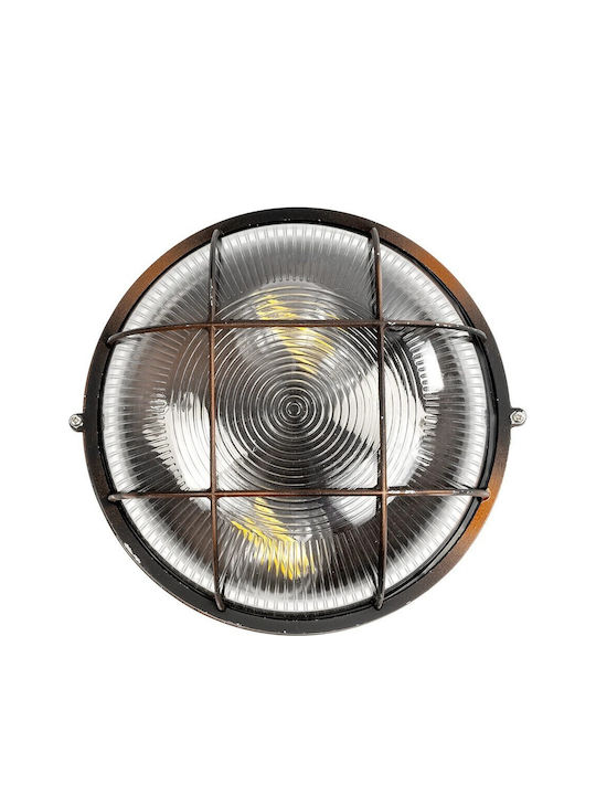 GloboStar Boatlight Wall-Mounted Outdoor Turtle Light E27 IP65 24x24x11εκ.