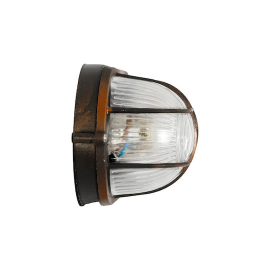 GloboStar Boatlight Стенна Външна Костенурка E27 IP65 21x10.4x9εκ.