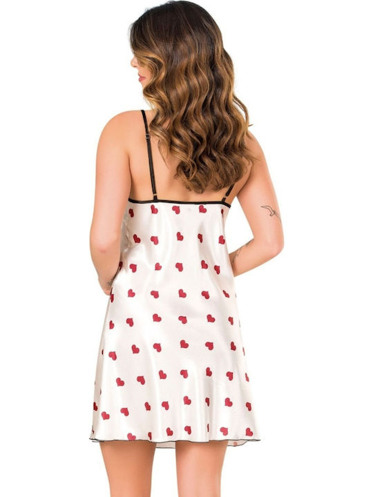 Moongirl Set Pijamale pentru Femei Ecru Moongirl Set Pijamale pentru Femei Ecru