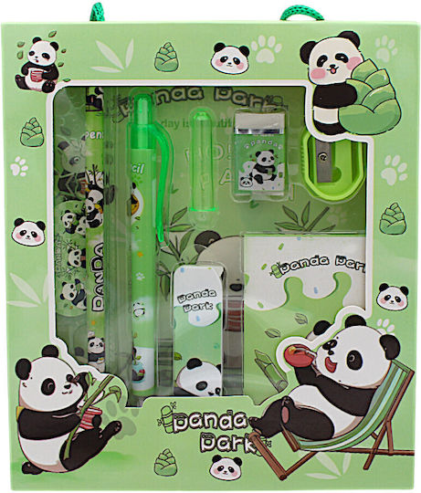 Σετ Σχολικά Θέμα Panda Park 9sxo14